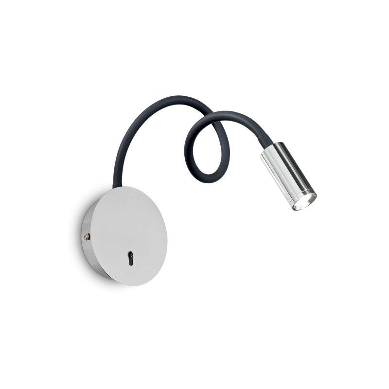 Ideal Lux Nástěnné LED svítidlo Focus-2 ap, Ø 8,5 cm Barva: Chrom