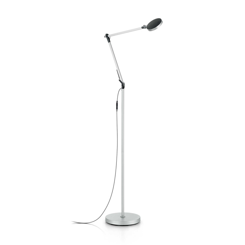 Ideal Lux Stojací lampa Futura pt, v. 145 cm Barva: Šedá