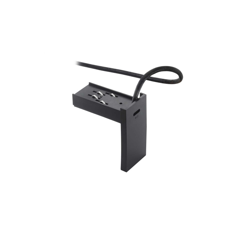 Ideal Lux Napájecí koncovka ARCA ENDCAP ELECTRIFIED FOR SURFACE / RECESSED BK