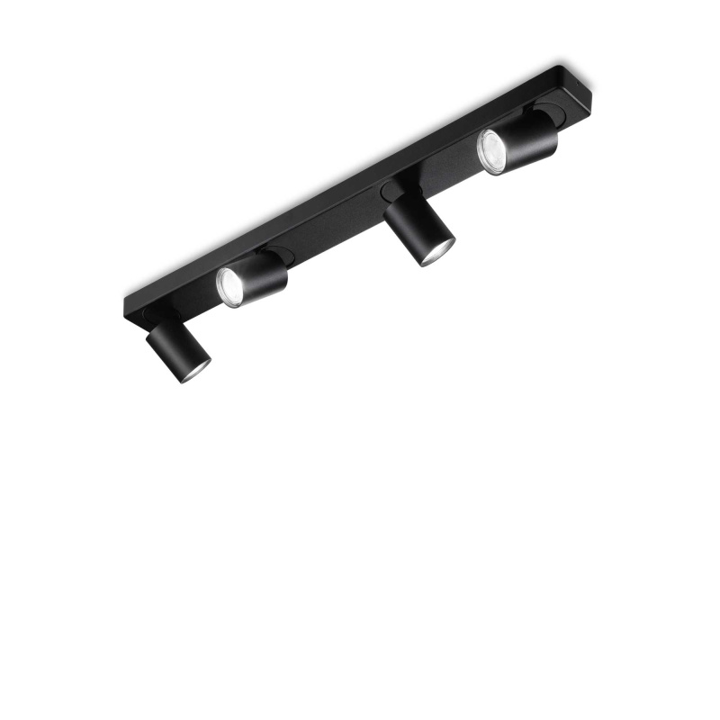 Ideal Lux Stropní svítidlo RUDY PL4 NERO