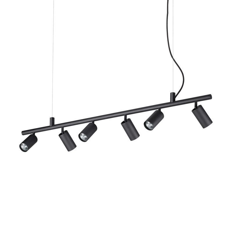 Ideal Lux Závěsné svítidlo DYNAMITE SP6, š. 115,5 cm Barva: Černá