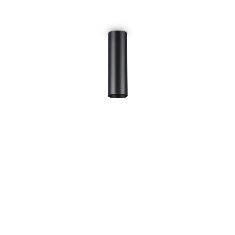 Ideal Lux Stropní svítidlo LOOK PL1 H20 ø 6 cm, v. 20 cm Barva: Černá