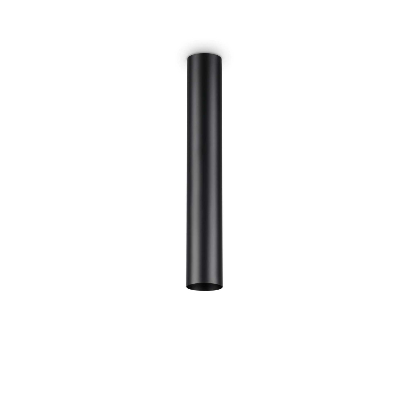 Ideal Lux Stropní svítidlo LOOK PL1 H40 ø 6 cm, v. 40 cm Barva: Černá