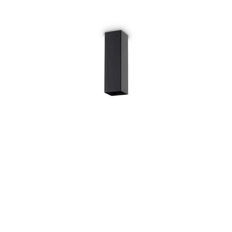 Ideal Lux Stropní svítidlo SKY PL1 H20, š. 6 cm, v. 20 cm Barva: Černá