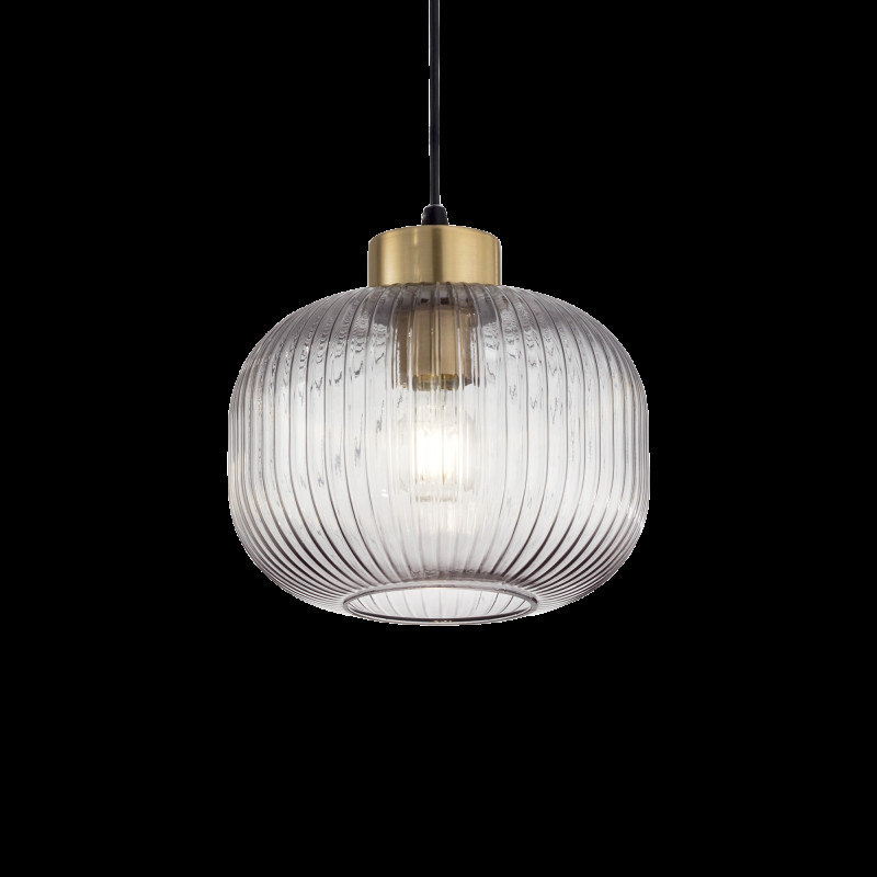 Ideal Lux Závěsné svítidlo MINT-2 SP1, ø 24 cm Barva: Šedá