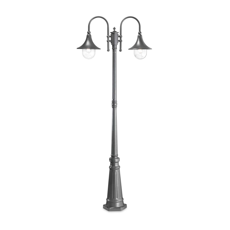 Ideal Lux Venkovní sloupkové osvětlení CIMA PT2 ANTRACITE