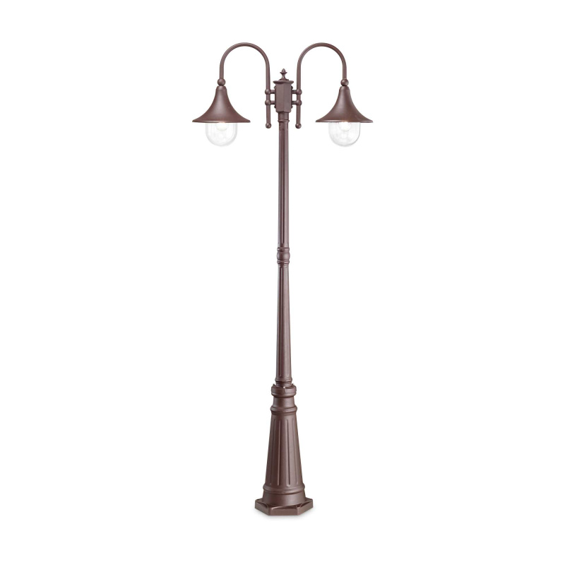 Ideal Lux Venkovní sloupkové osvětlení CIMA PT2 COFFEE