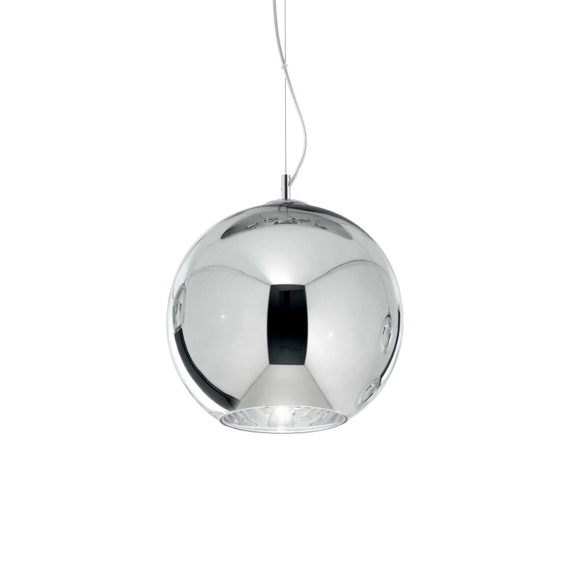 Ideal Lux Závěsné svítidlo NEMO SP1 ø 20 cm, v. max. 233 cm Barva: Chrom