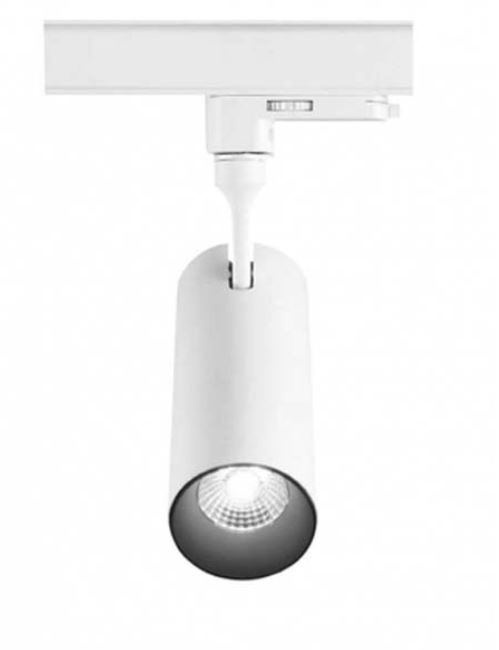 Ideal Lux Nastavitelný kompaktní LED reflektor FOX 8W, CRi 80 Teplota světla: 3000K, Barva materiálu: Bílá