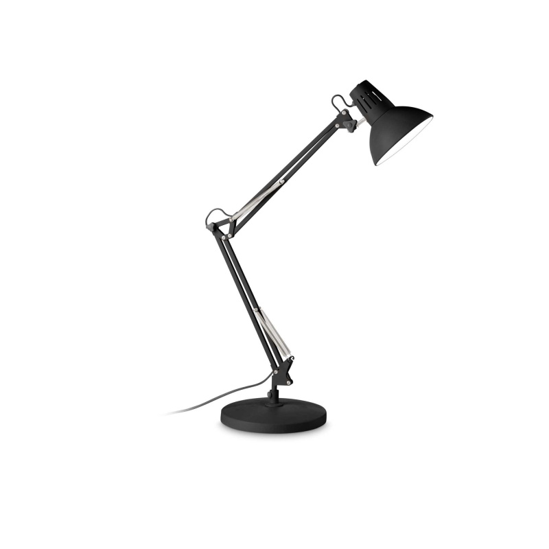Ideal Lux Stolní lampa WALLY TL1 TOTAL BLACK