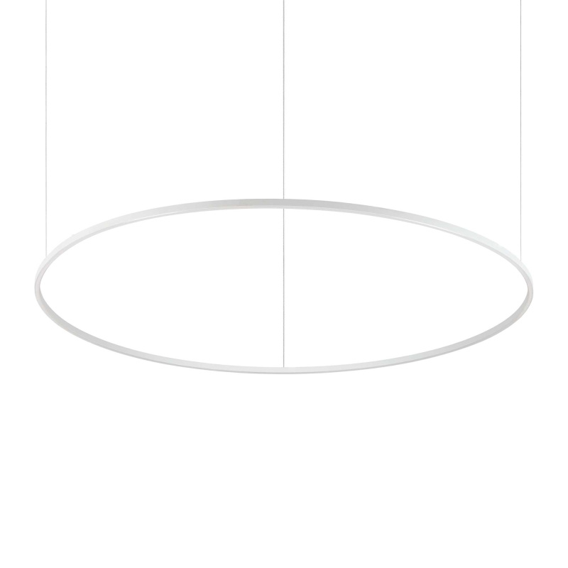Ideal Lux LED Závěsné svítidlo Oracle slim round 3000k, Ø 150 Barva: Bílá, Stmívání, řízení: on-off