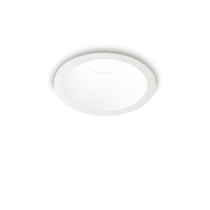 Ideal Lux Stropní vestavné bodové svítidlo LED GAME ROUND Barva: Bílá, Teplota světla: 2700K, Barva materiálu: Bílá