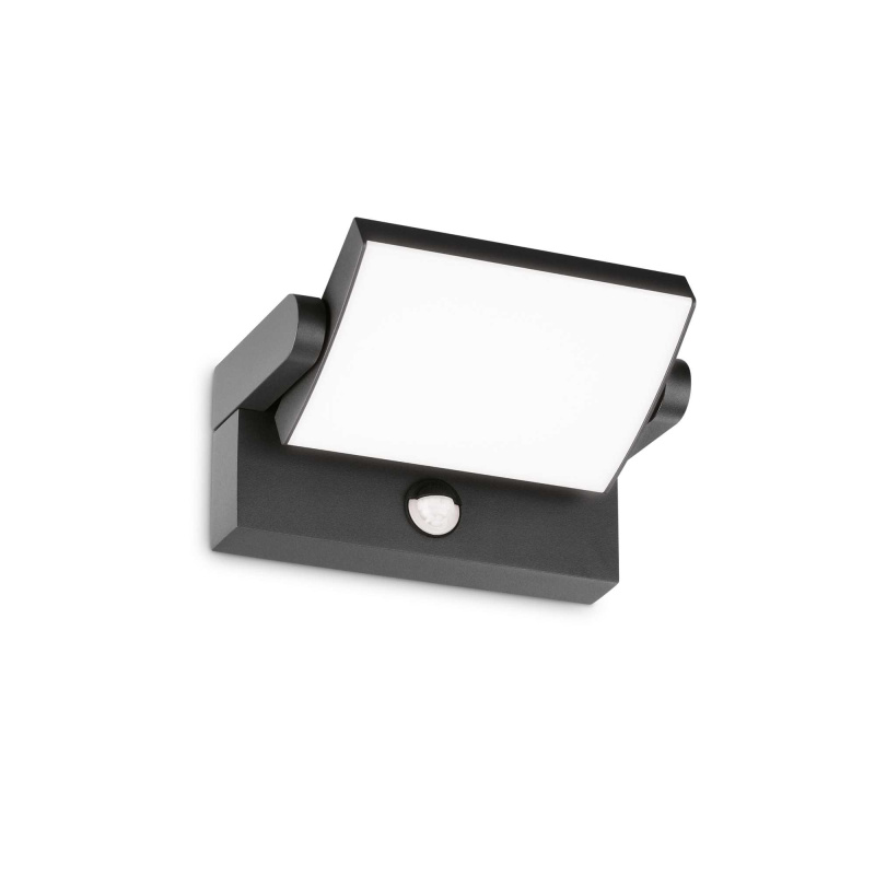 Ideal Lux Venkovní nástěnné LED svítidlo SWIPE se senzorem Barva: Antracit