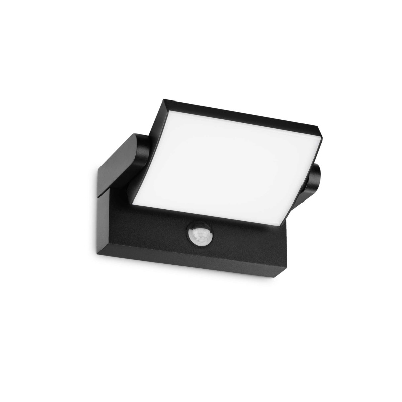 Ideal Lux Venkovní nástěnné LED svítidlo SWIPE se senzorem Barva: Černá