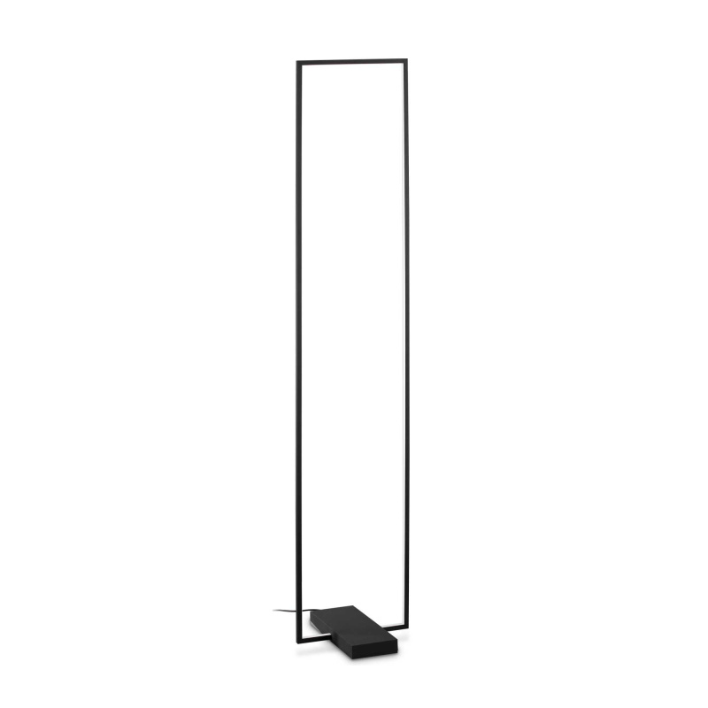 Ideal Lux Stojací LED lampa FRAME Barva: Černá