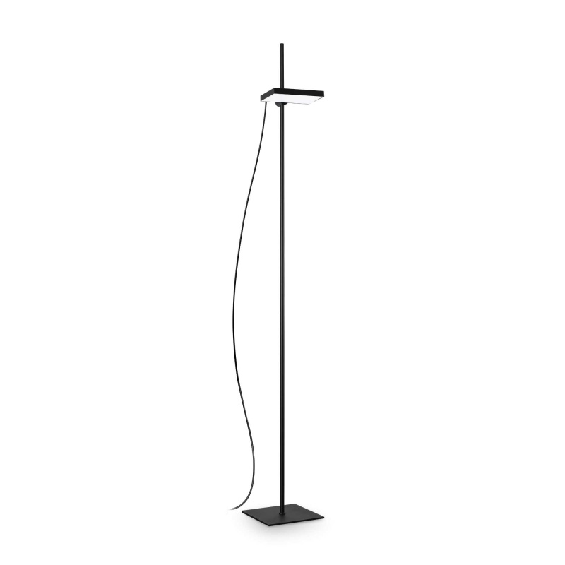 Ideal Lux Designová stojací LED lampa LIFT Barva: Černá