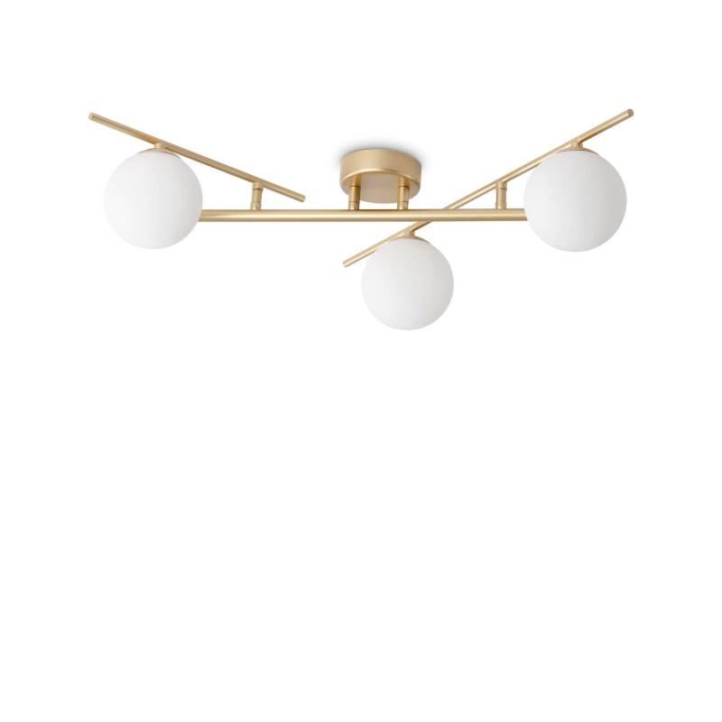 Ideal Lux Stropní svítidlo ATLAS 3xG9 Barva: Zlatá