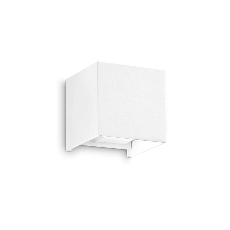 Ideal Lux Venkovní nástěnné LED svítidlo ATOM d.10cm Barva: Bílá