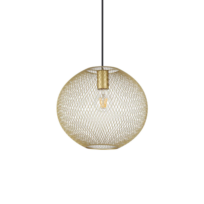 Ideal Lux Designové závěsné svítidlo NET ⌀29cm Barva: Zlatá