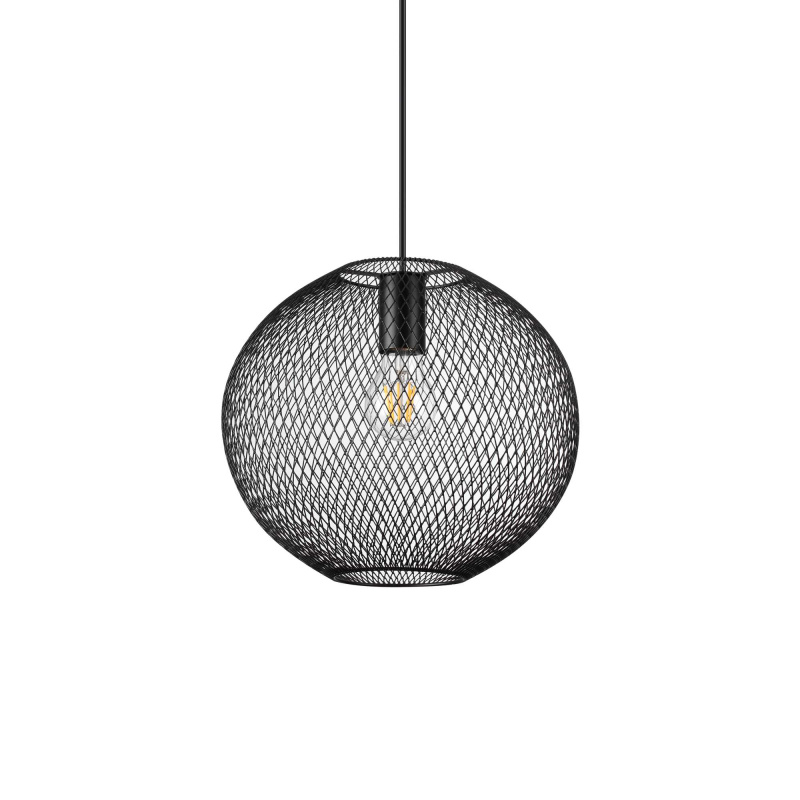 Ideal Lux Designové závěsné svítidlo NET ⌀29cm Barva: Černá