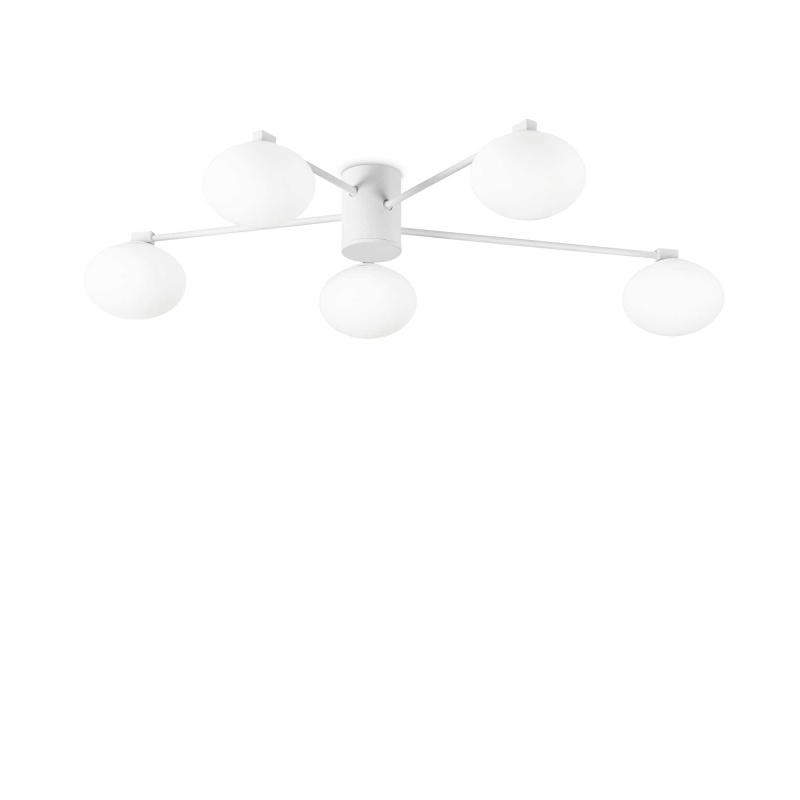 Ideal Lux Stropní svítidlo HERMES PL5 90 Barva: Bílá