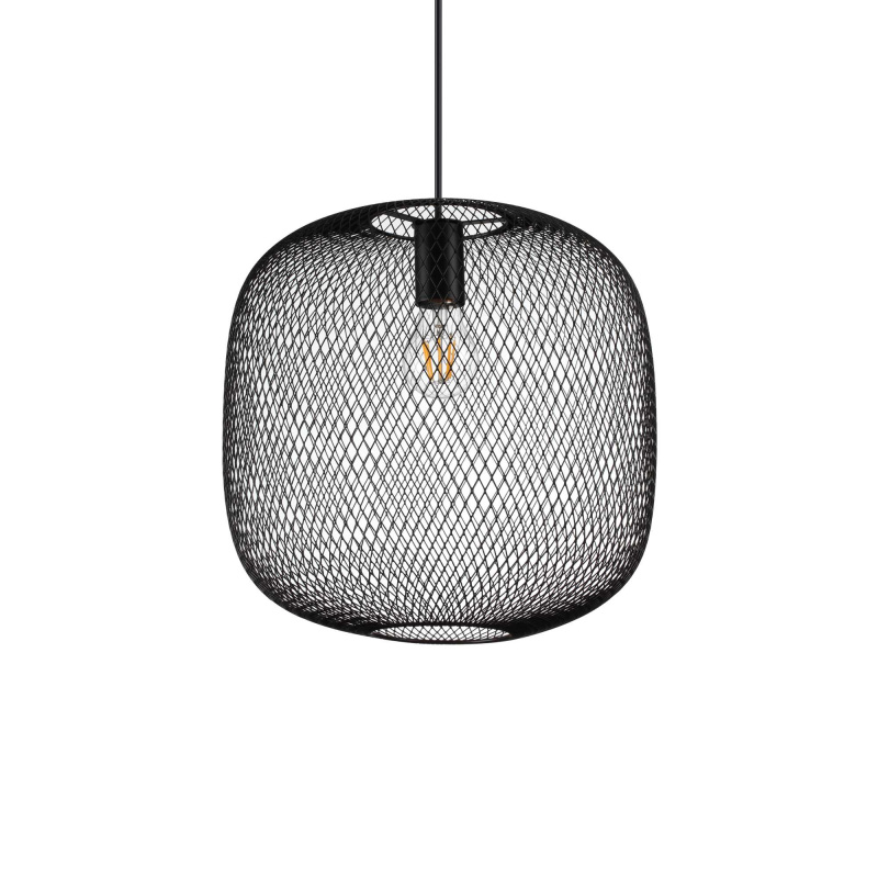 Ideal Lux Designové závěsné svítidlo NET ⌀34cm Barva: Černá