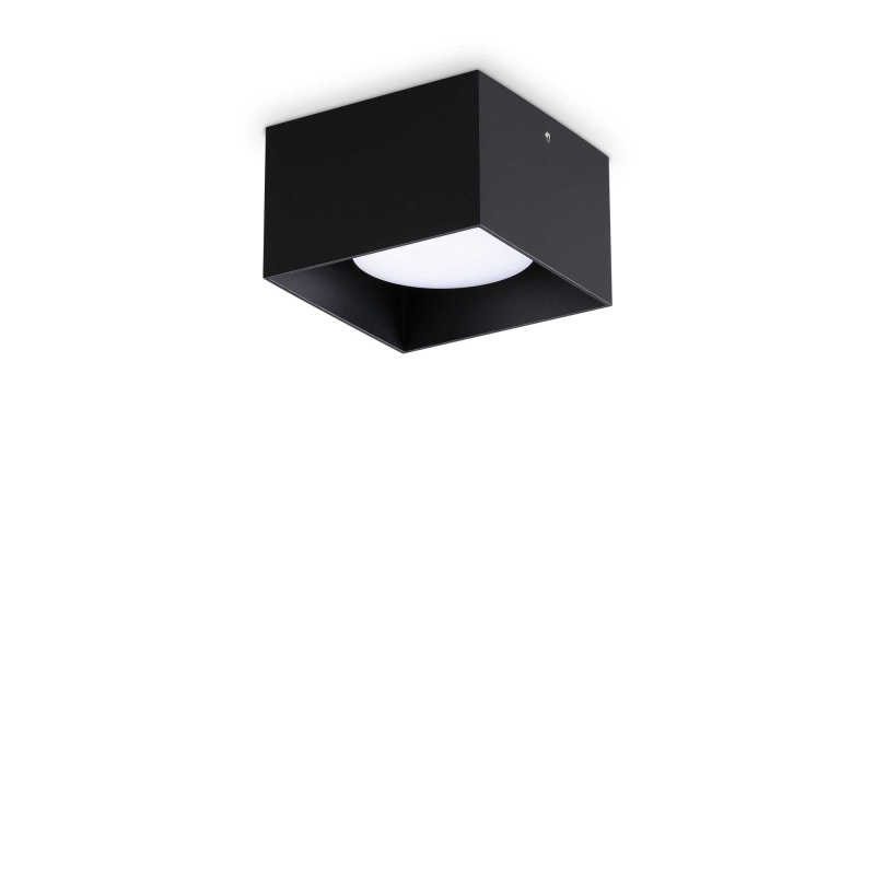 Ideal Lux Moderní stropní svítidlo SPIKE SQUARE Barva: Černá