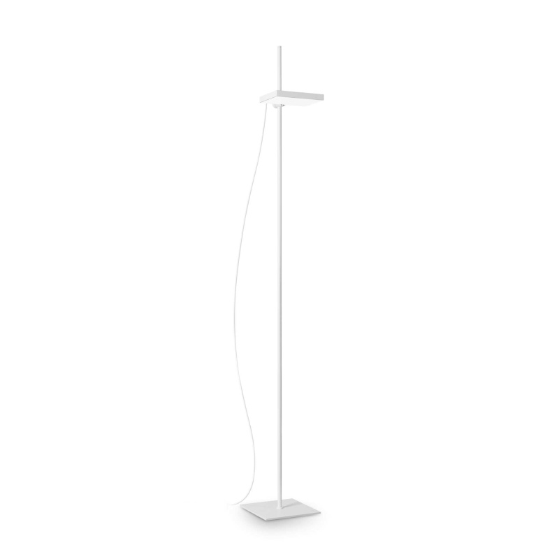 Ideal Lux Designová stojací LED lampa LIFT Barva: Bílá