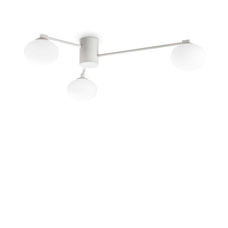 Ideal Lux Stropní svítidlo HERMES PL3 90 Barva: Bílá