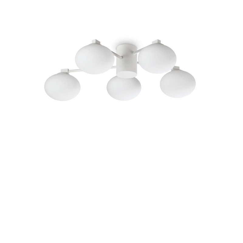 Ideal Lux Stropní svítidlo HERMES PL5 60 Barva: Bílá