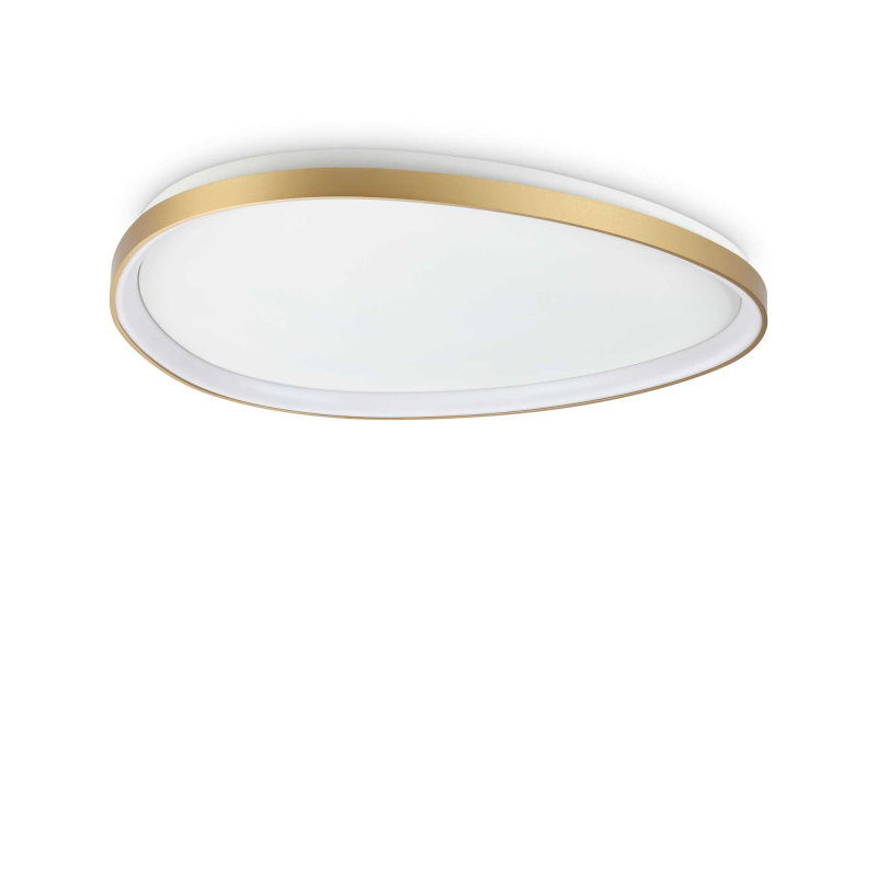 Ideal Lux Stropní LED svítidlo GEMINI ø81 cm Barva: Mosaz, Stmívání, řízení: bez stmívání