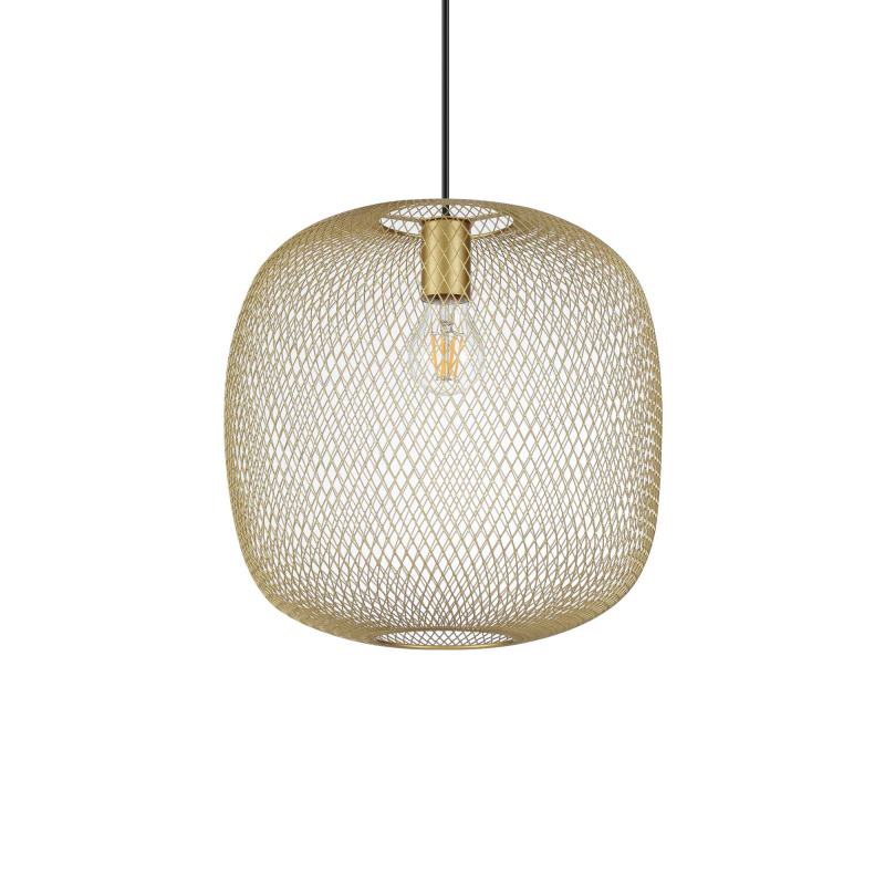 Ideal Lux Designové závěsné svítidlo NET ⌀34cm Barva: Zlatá