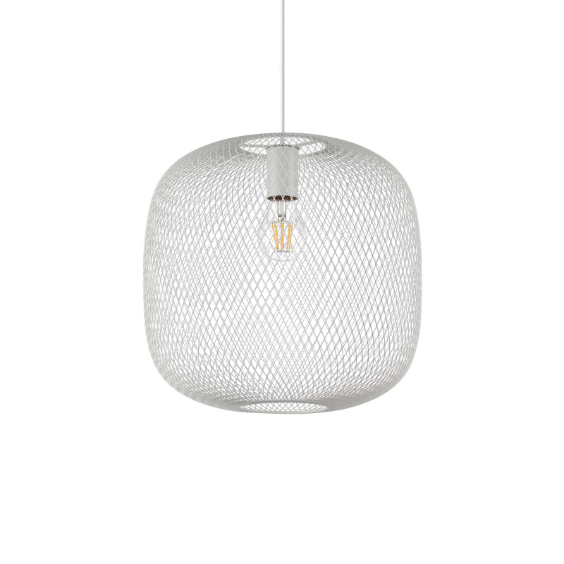Ideal Lux Designové závěsné svítidlo NET ⌀34cm Barva: Bílá