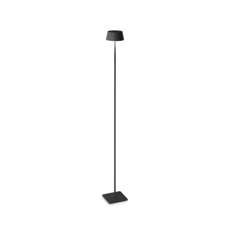 Ideal Lux Venkovní stojací LED lampa PURE Barva: Černá