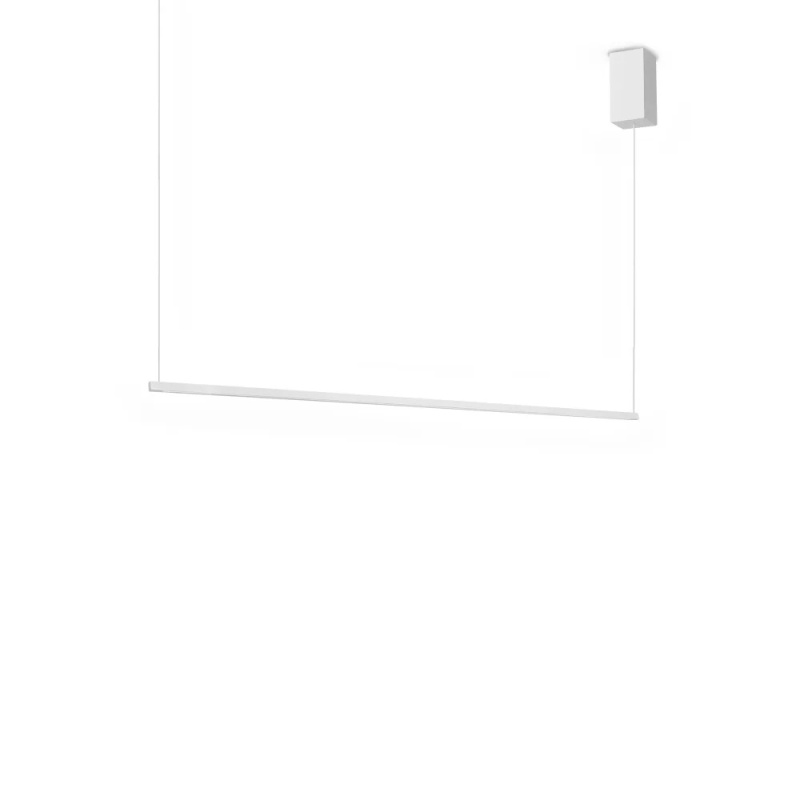 Ideal Lux Závěsné LED svítidlo ESSENCE SQUARE, d.115cm, 20W Barva: Bílá