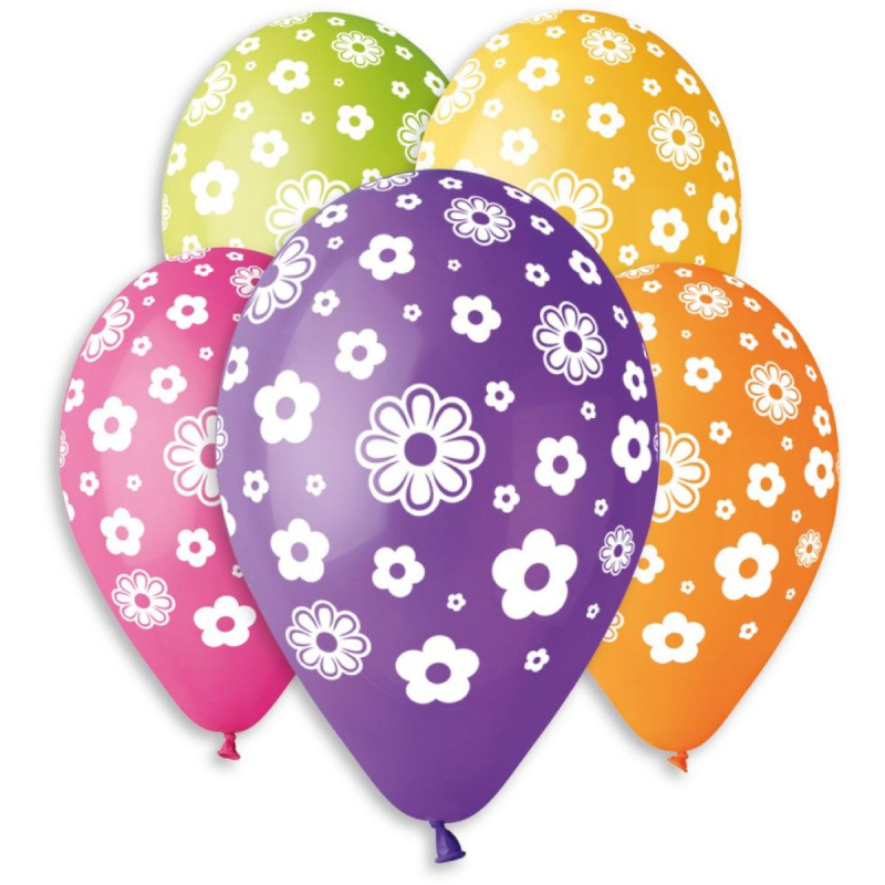 Smart Balloons Balonek nafukovací květiny 12'' průměr 30 cm