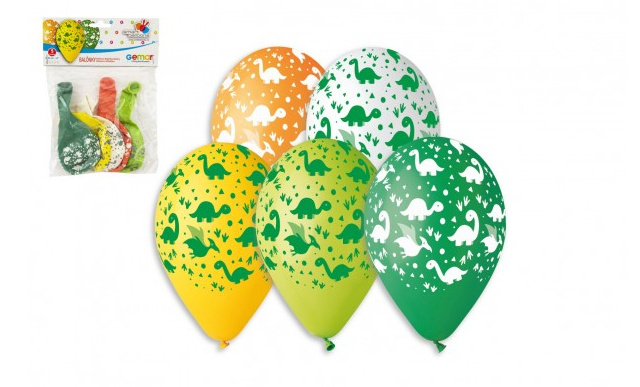 Smart Balloons Balonek nafukovací dinosaurus 12'' průměr 30 cm
