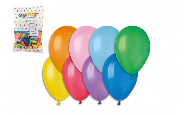 Smart Balloons Balónek nafukovací sada PASTEL 21 cm