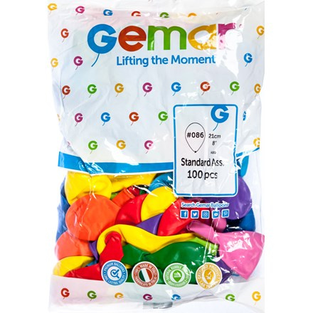 Smart Balloons Balónek nafukovací sada PASTEL 21 cm