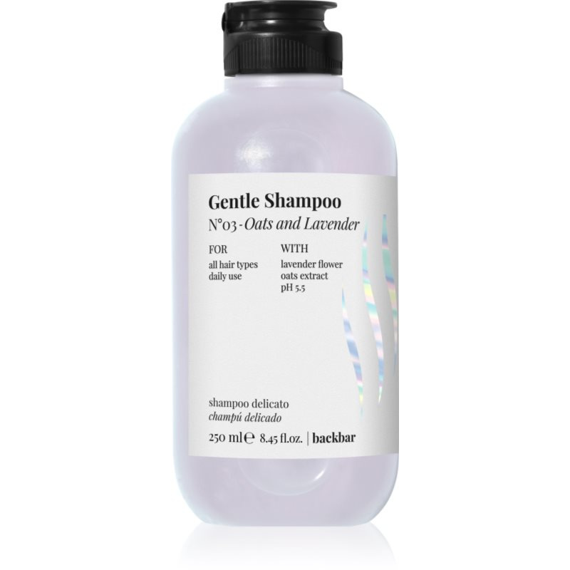 FarmaVita Backbar Gentle hydratační šampon pro šetrné mytí 250 ml