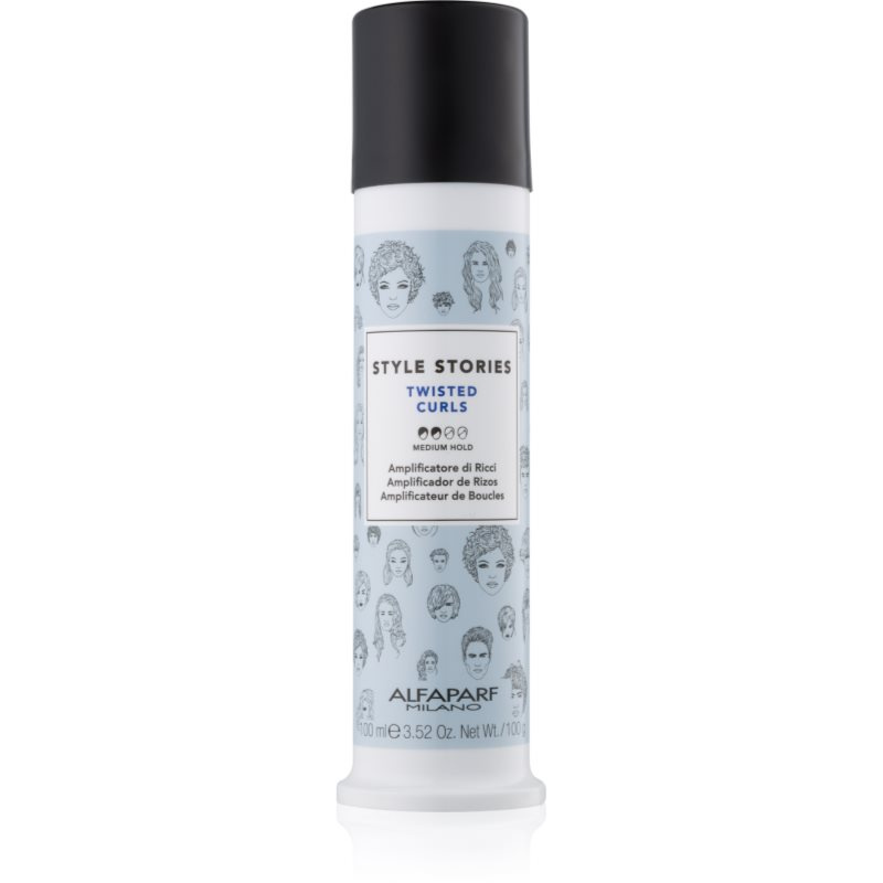 Alfaparf Milano Style Stories The Range Texturizing stylingový krém pro definici vln střední zpevnění Twisted Curls 100 ml