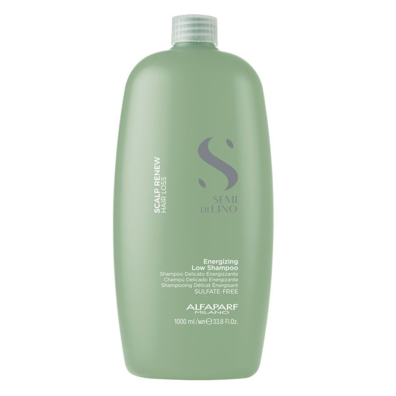 Alfaparf Milano Semi Di Lino Scalp Renew energizující šampon pro jemné, řídnoucí a křehké vlasy 1000 ml