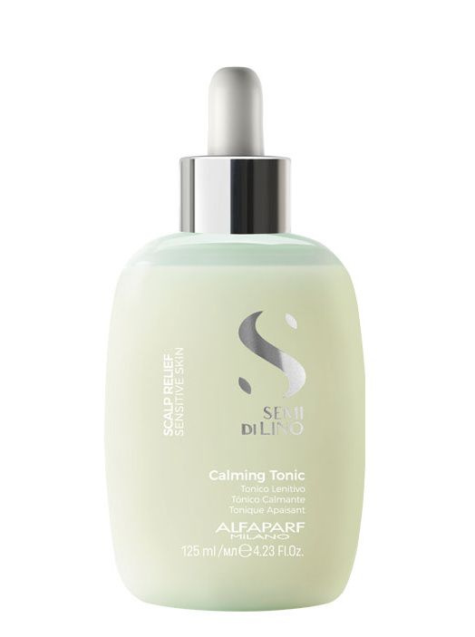 Alfaparf Milano Semi Di Lino Scalp Relief zklidňující tonikum pro citlivou pokožku hlavy 125 ml