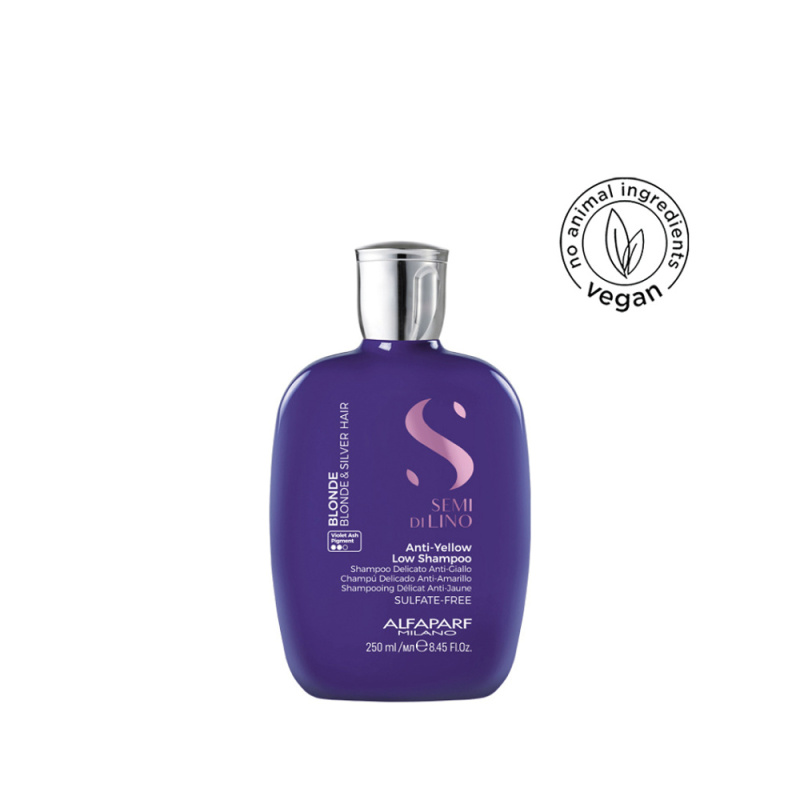 ALFAPARF MILANO Semi di Lino Blonde Anti-Yellow Low Šampon 250 ml