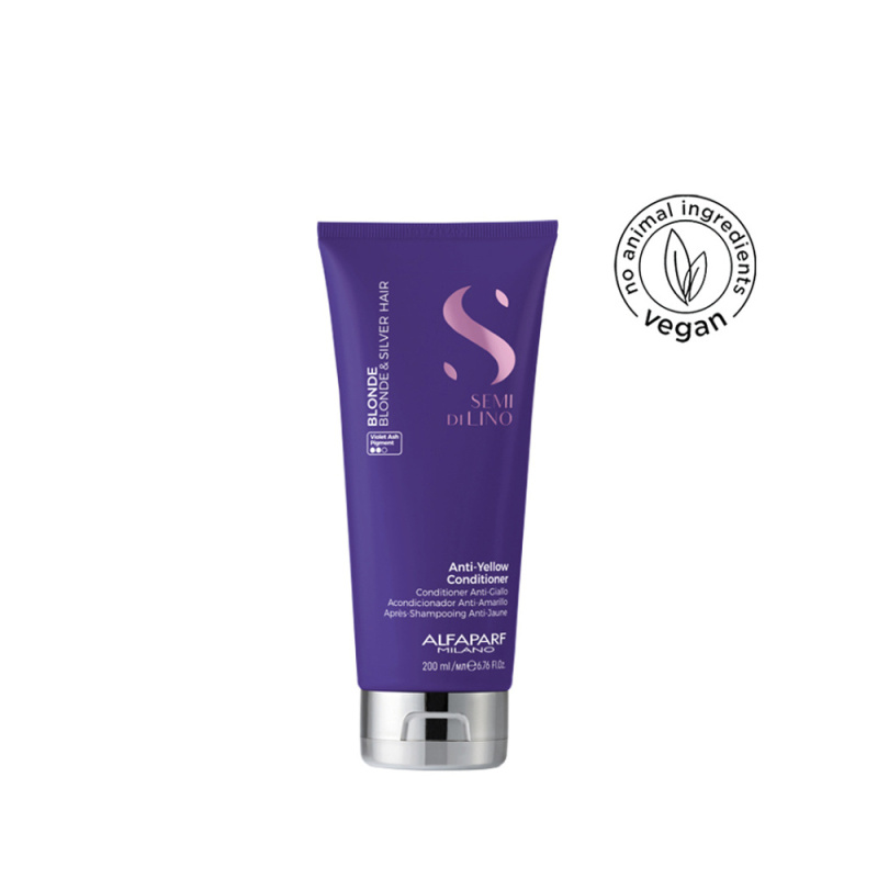 Alfaparf Milano Semi di Lino Blonde fialový kondicionér pro blond a melírované vlasy 200 ml