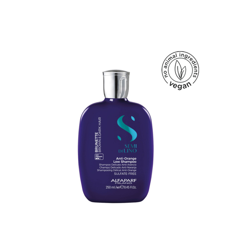 Alfaparf Milano Semi di Lino Brunette tónovací šampon neutralizující mosazné podtóny 250 ml