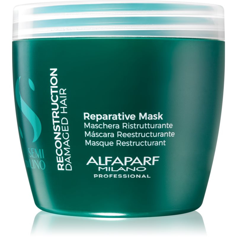 Alfaparf Milano Semi di Lino Reconstruction Reparative obnovující maska pro poškozené vlasy 500 ml
