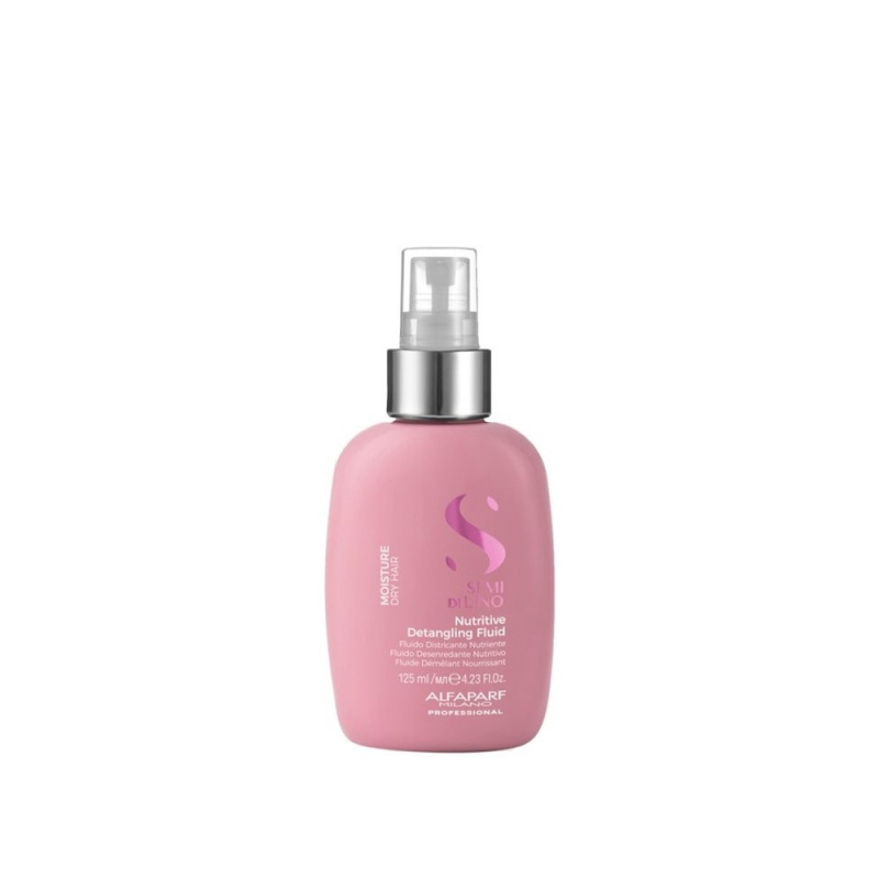 Alfaparf Milano Semi di Lino Moisture Nutritive Detangling Fluid bezoplachová hydratační péče pro snadné rozčesání vlasů 125 ml