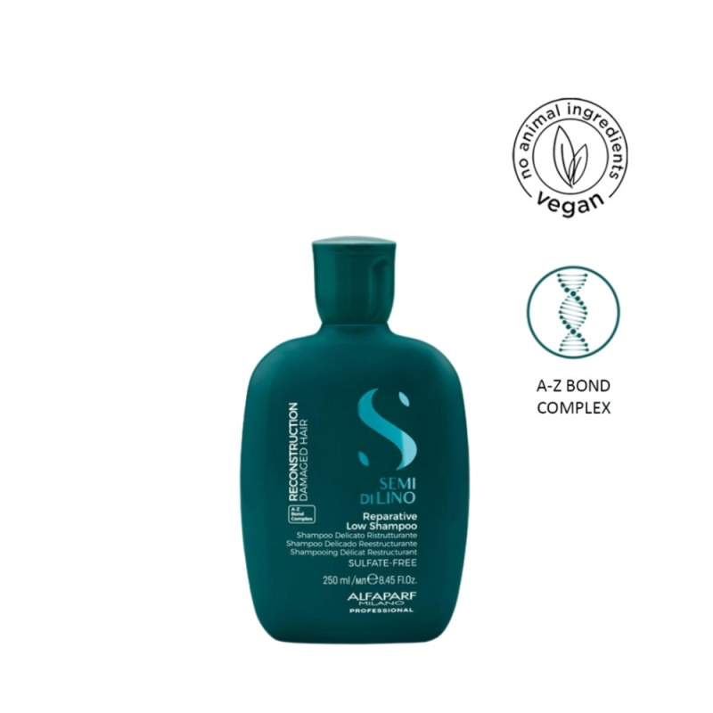 Alfaparf Milano Semi di Lino Reconstruction Reparative obnovující šampon pro poškozené vlasy 250 ml