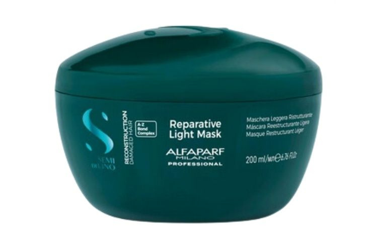 Alfaparf Milano Semi di Lino Reconstruction Reparative Light Mask regenerační maska pro poškozené vlasy pro jemné vlasy 200 ml